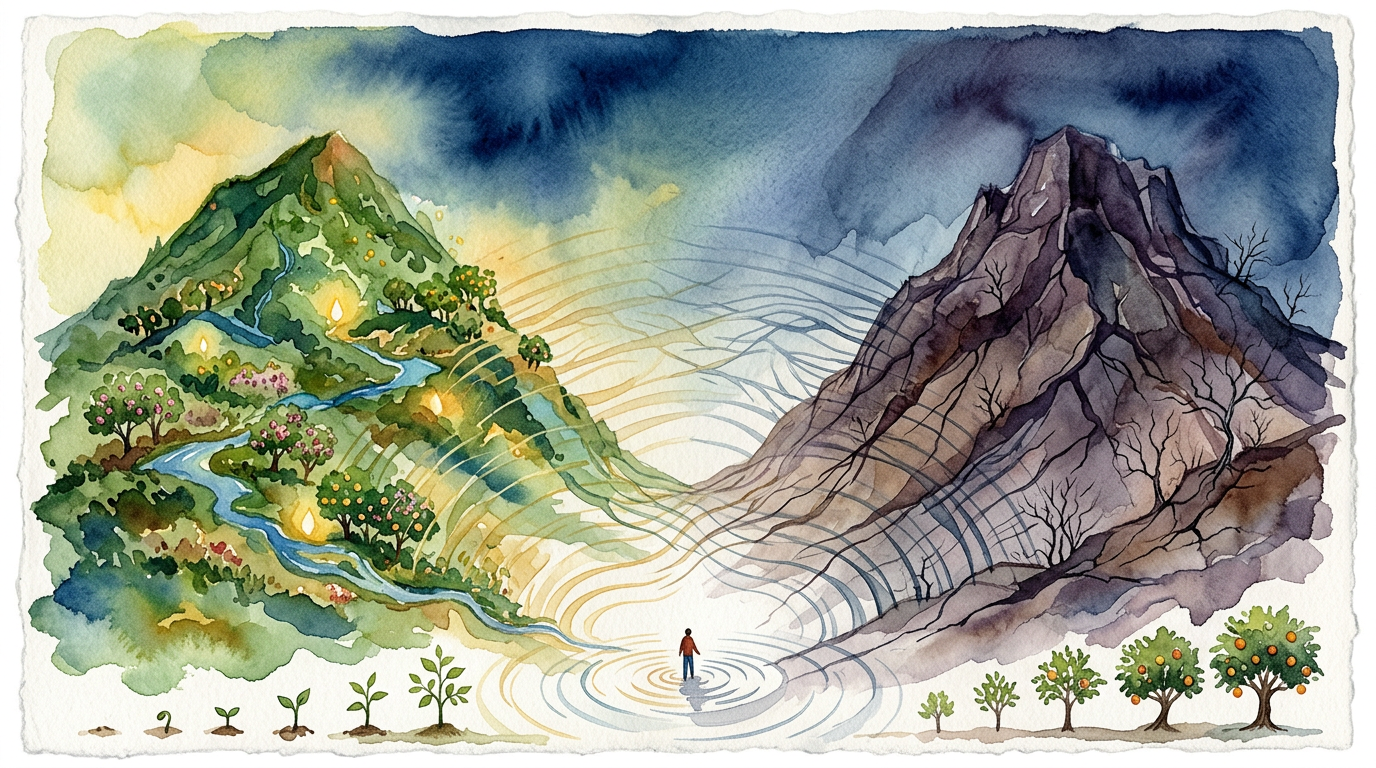 Гора Геризим и гора Гевал -- благословение и проклятие